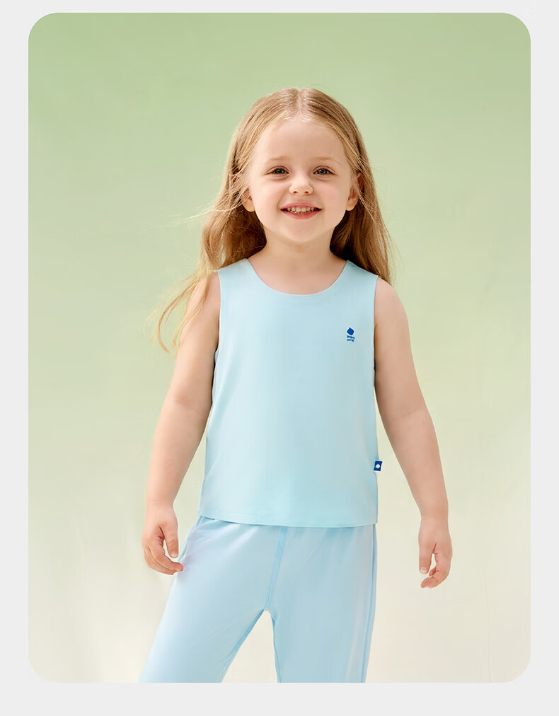 Babycare Natural Cool Sleeveless Top Baby Homewear Short Sleeve Tank Summer Ice Grape 110 31