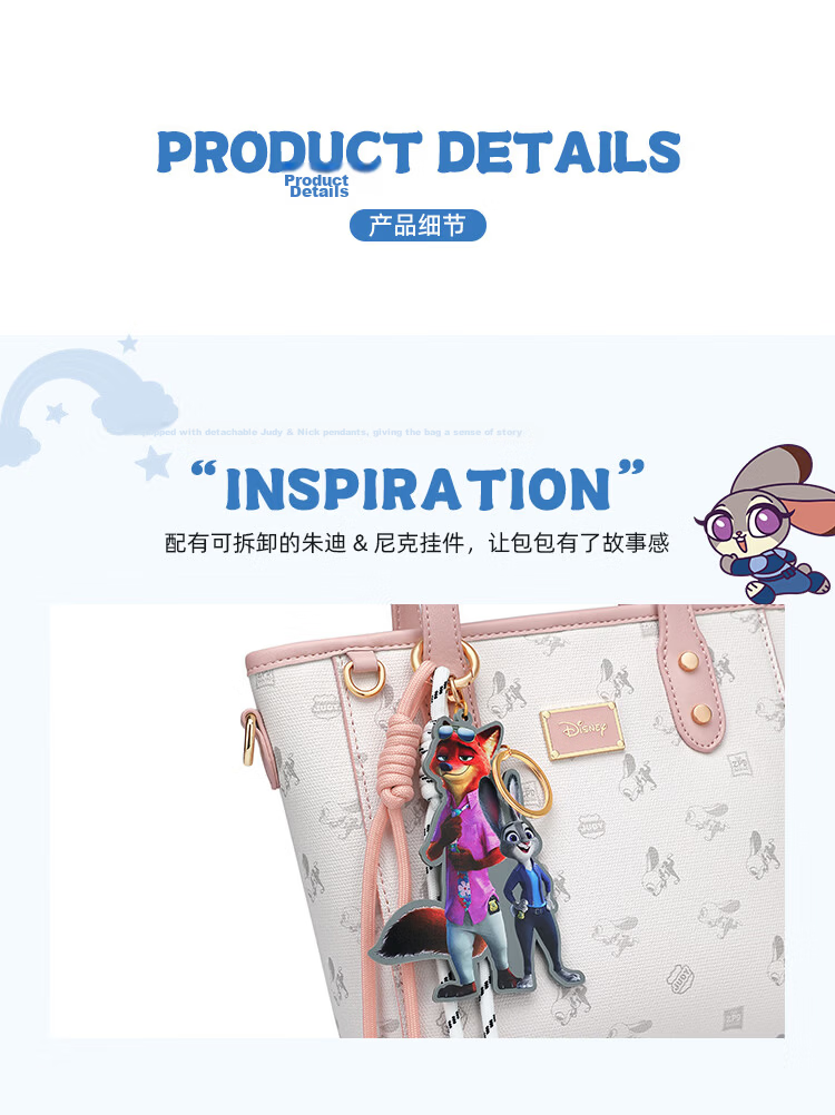 Disney Large Capacity Tote Bag Women's Luxury Lightweight Crossbody Shoulder Bag Ultra-Light Birthday Gift Brand for Girlfriend Wife 6