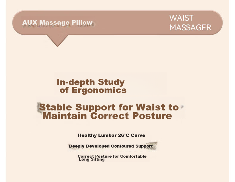 AUX Z41 Neck Massager (Plug-in) Waist Massager Neck Shoulder Back Massage Cushion Pillow Dragon Boat Festival Gift for Mom 10