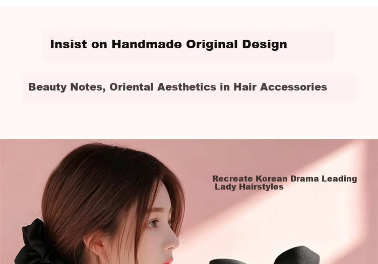 Meiyanji Large Intestine Hair Tie for Women High Elasticity Ponytail Holder Premium Hair Rope Zhao Lusi Style 1