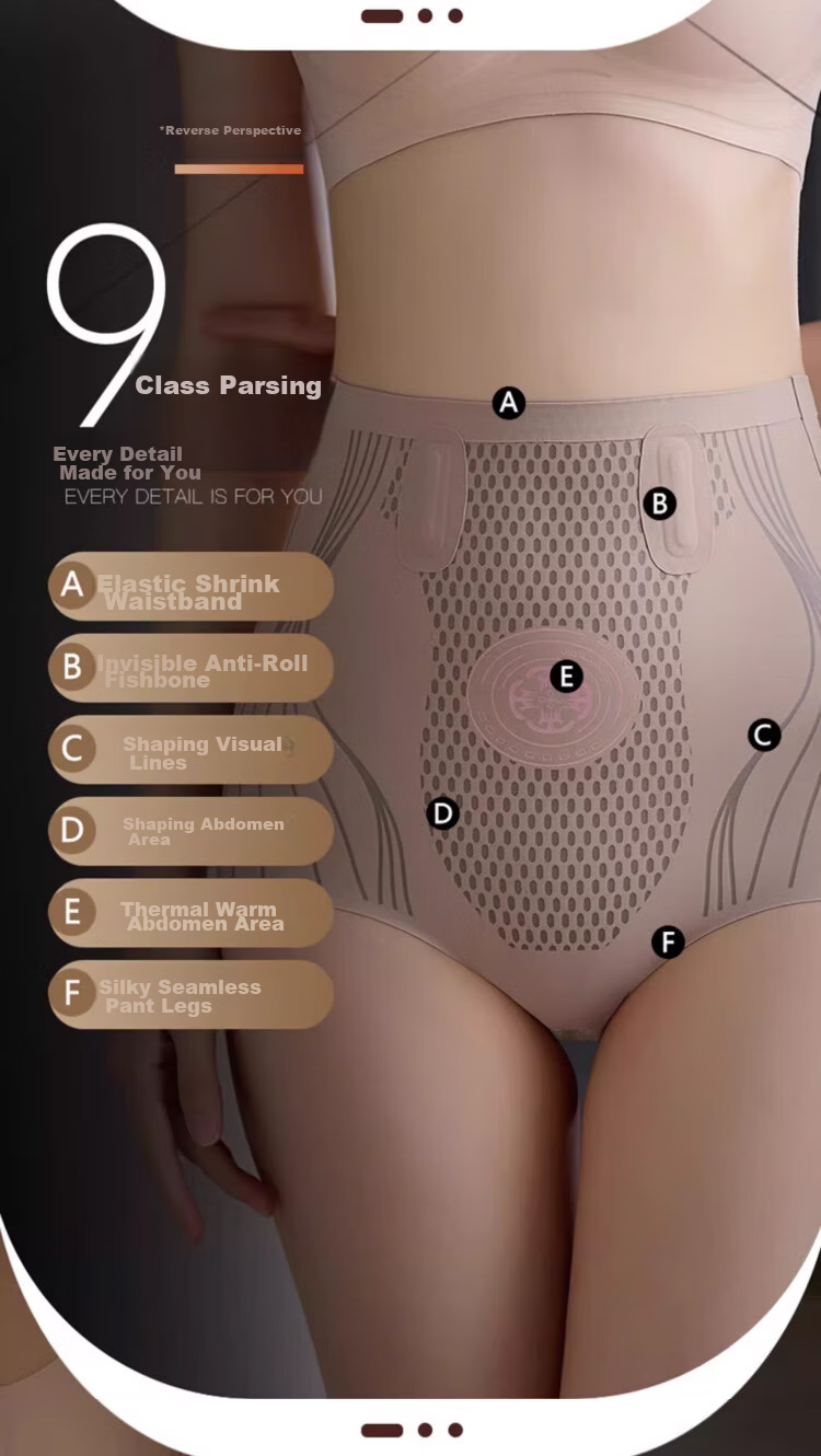 Langsha High Waist Tummy Control Women's Shaping Pants Strong Hip Lift Waist Slimming Postpartum Body Shaper Seamless Liquid Sculpting Pants 4