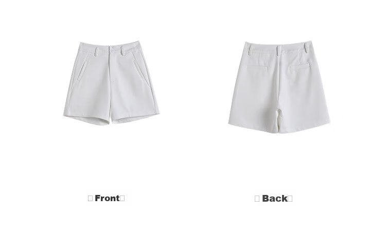Demana Light Workplace Series Summer Simple Commuter Wide-Leg Blazer Shorts Loose Slim Fit Petite Women's Premium Style 9