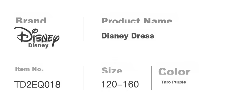 Disney Girls Summer Dress New Children's Tencel Chiffon Princess Dress EQ018 Yingluo Pink Size 130 7