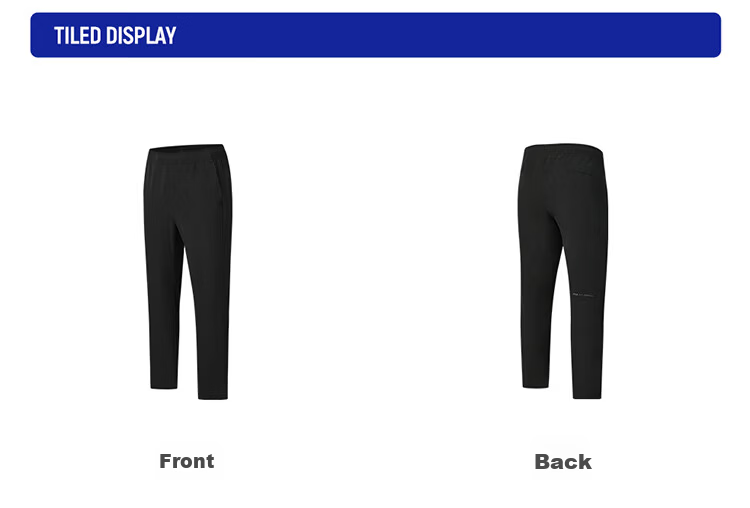 FILA Official Agile Woven Men's Pants 2026 Summer Running Fitness Basic Straight-Leg Trousers 21