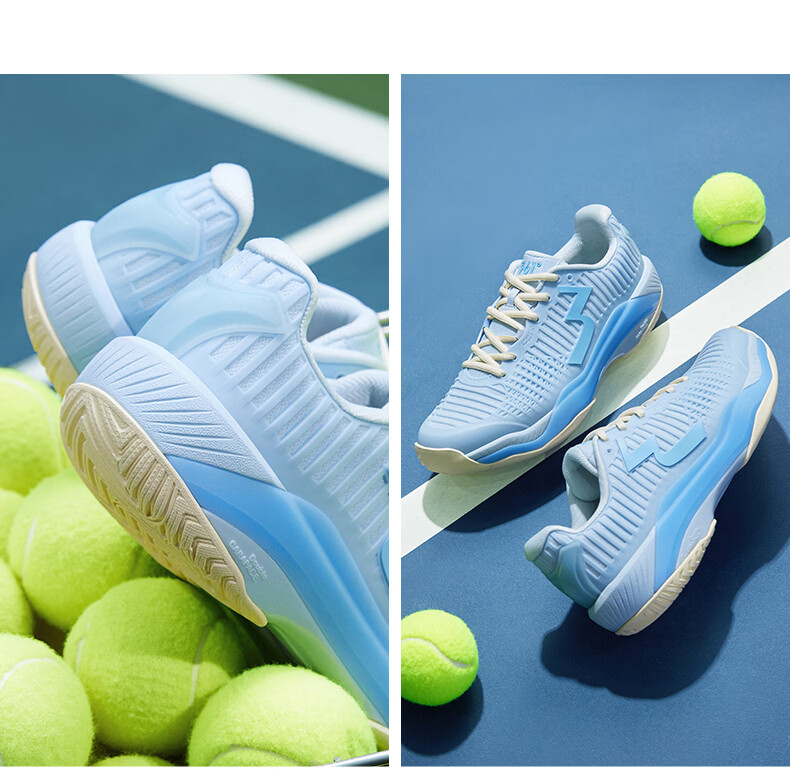 361° Stable Grip Tennis Shoes Men Summer Breathable Badminton Shoes Women Sports Non-Slip Wear-Resistant Couple 672634401-12 41