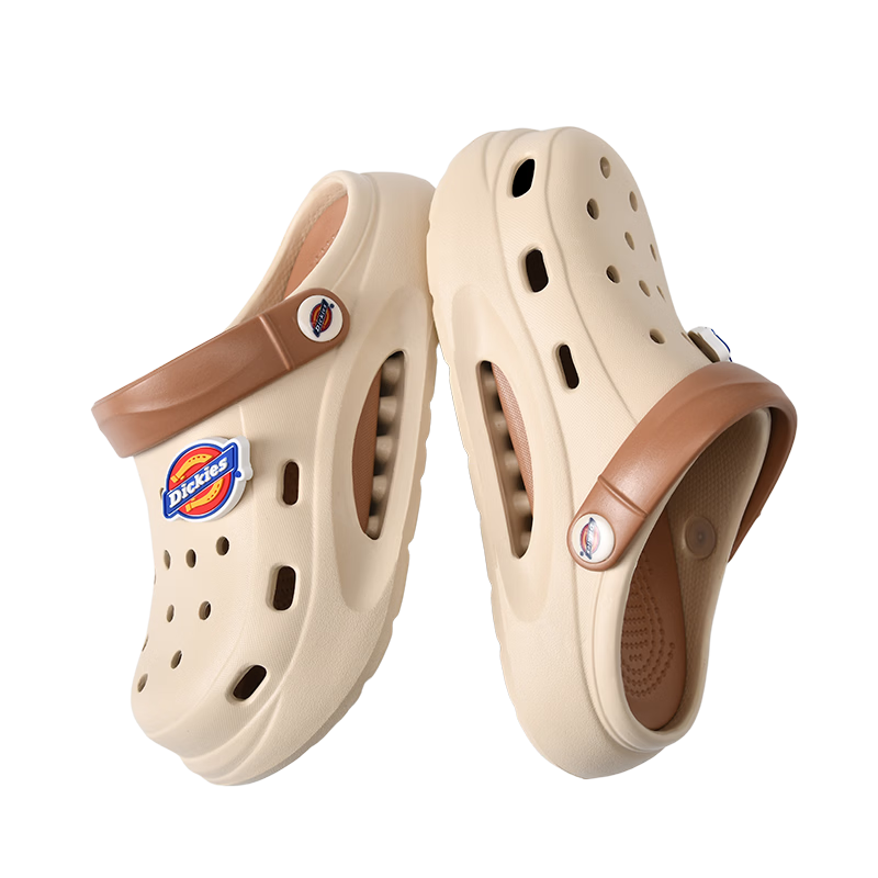 Dickies Kids Summer Clog Sandals Non-Slip Boys Girls Light Pink Size 35-36