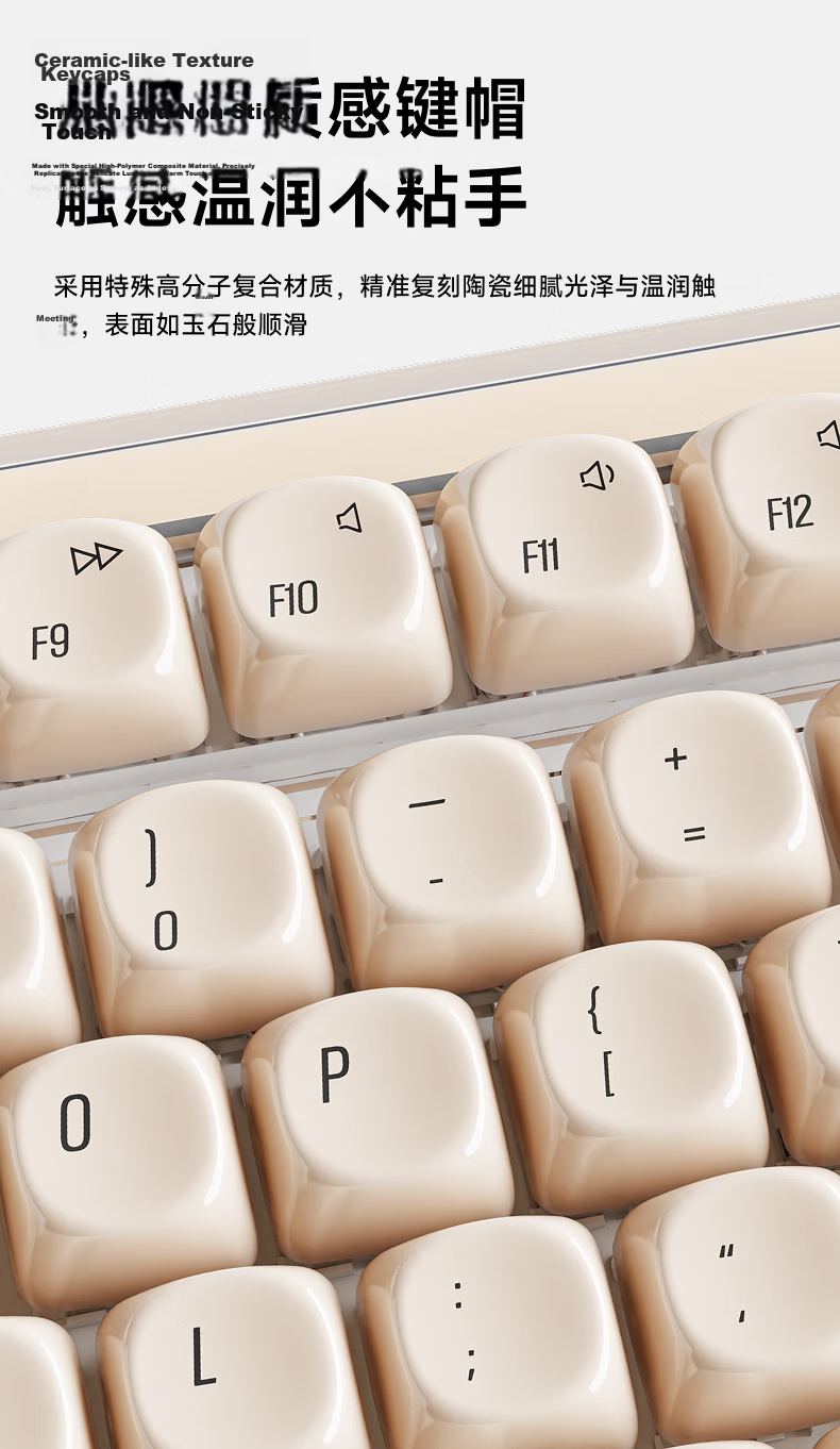 EWEADN Muse M98 Foundation Liquid Mechanical Keyboard for Women High-Value Silent Wireless Bluetooth Tri-Mode Gasket Custom 98-Key Wired Gaming Office Laptop Universal 11