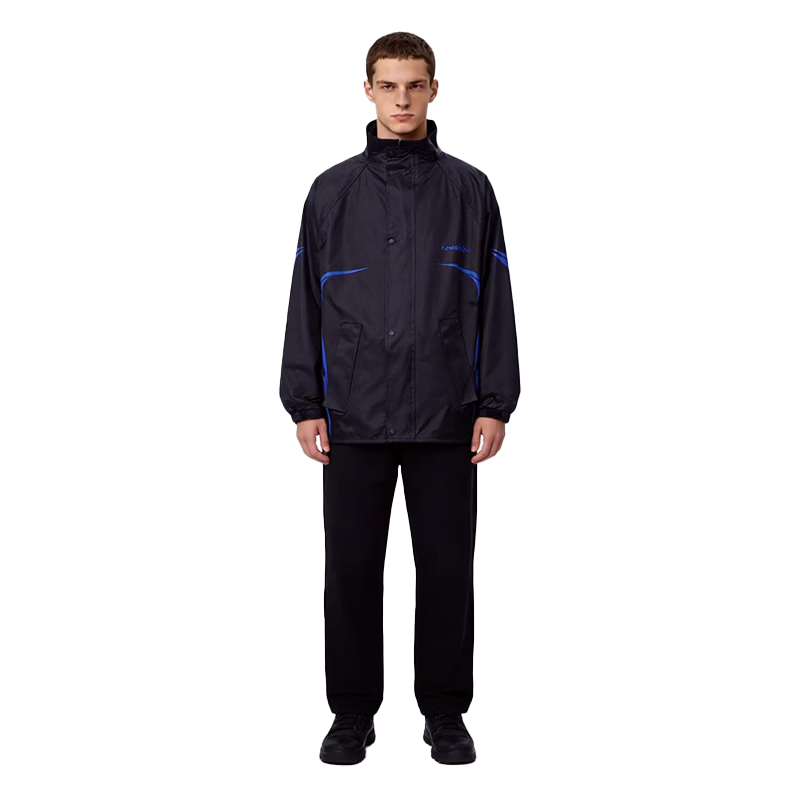 Leyoubai Easy Raincoat Set Spring Yafang 3XL Adult Split Type Raincoat and Pants for Cycling Delivery Traffic Heavy Rain Reflective