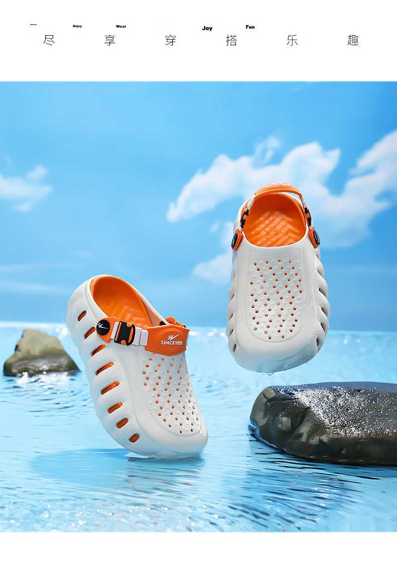 Double Star Children's Summer Slippers Girls' Sandals Big Kids Hole Shoes Outdoor Sports Beach Shoes Pink Size 36-37 14
