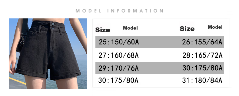 Jeanswest Women's Ripped Denim Shorts Summer Thin High Waist Slim Wide Leg Mid-Length Jade Green L 8