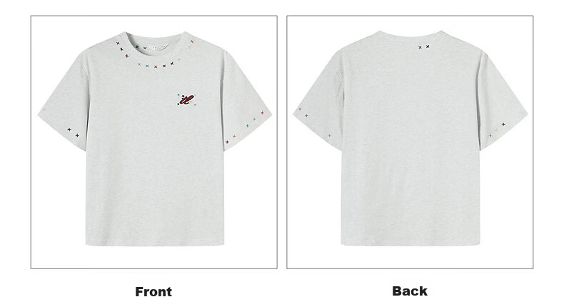 TonLion 2026 Summer New Women's Short Sleeve T-Shirt Unique Stylish Loose Fit Petite Korean Chic Early Spring Top 14