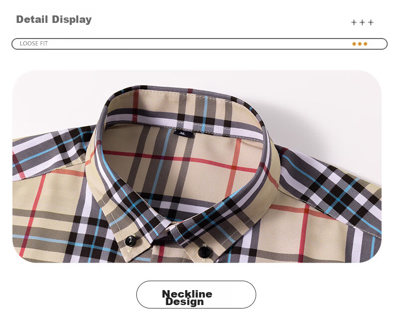 Woodpecker Casual Versatile Plaid Shirt Men 2026 Summer Trendy Ins Thin Loose Short Sleeve Top Black M 40