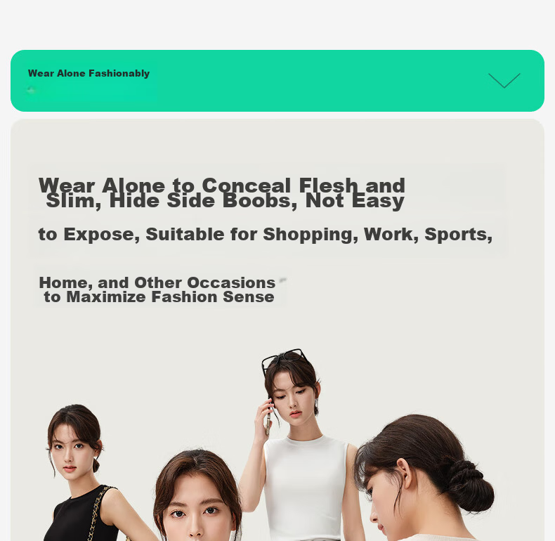 Simple Cloud Modal Cotton Wide Shoulder Vest Women's Sleeveless T-Shirt Solid Color Base Shirt Stylish Outerwear Summer 6