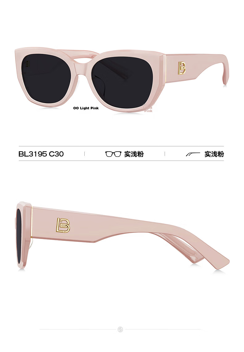 BOLON Sunglasses, Yang Zi's Style, Cat-Eye Large Frame Sunglasses, UV Protection, Driving Sunglasses for Men And Women, Trendy, BL3189C91 16