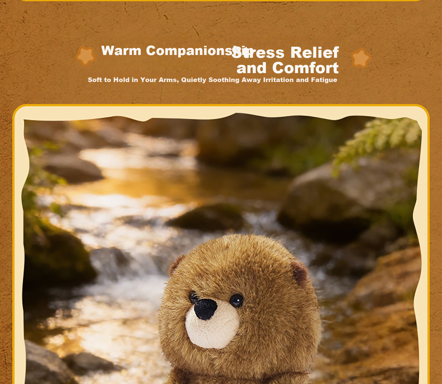 MINISO Disney Pixar Beaver Transformation Plan No.8 Smiling Beaver Plush Toy Doll Birthday Gift 4