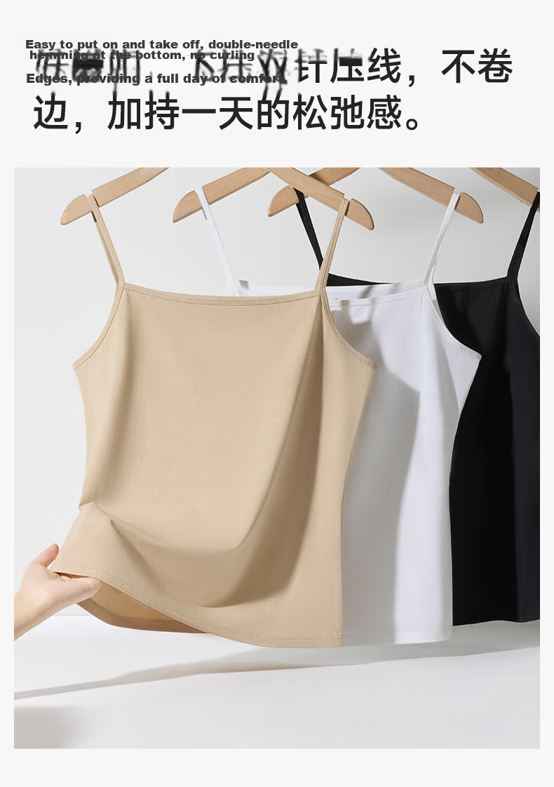 MiiOW Women's Off-Shoulder Antibacterial Moisture-Wicking Breathable Seamless Tank Top Sports Vest Shirt 9