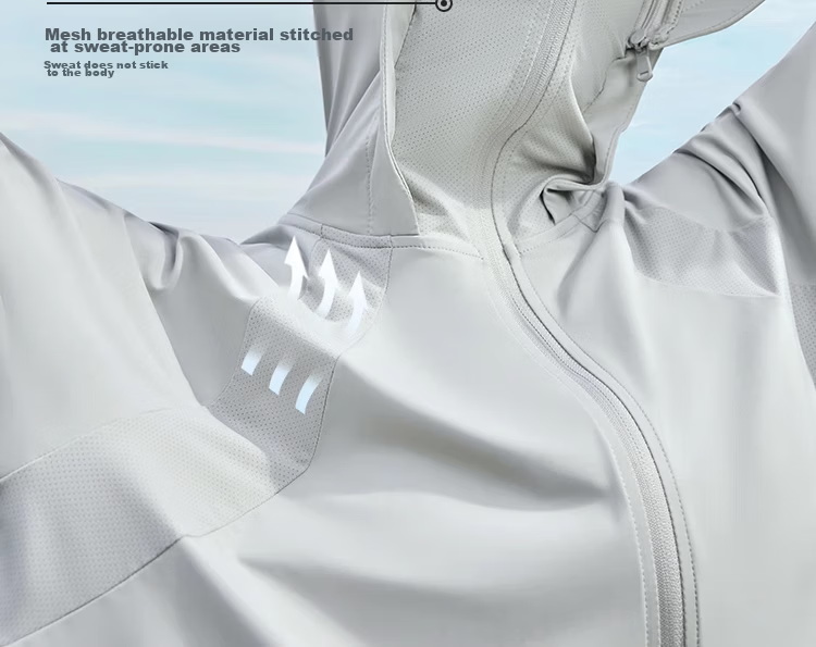 Langsha Women's Ice Silk Cooling UV Protection Sun Jacket Lightweight Breathable Comfortable Outdoor Shawl Skin Jacket 12