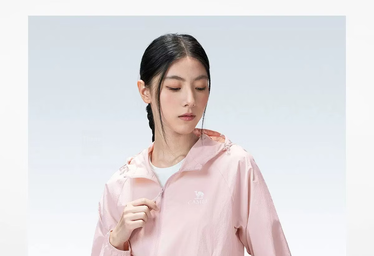 Camel Women's Original Yarn Sun Protection Jacket 2026 Spring Summer New UPF1000 Cooling Water-Repellent Sports Coat 23