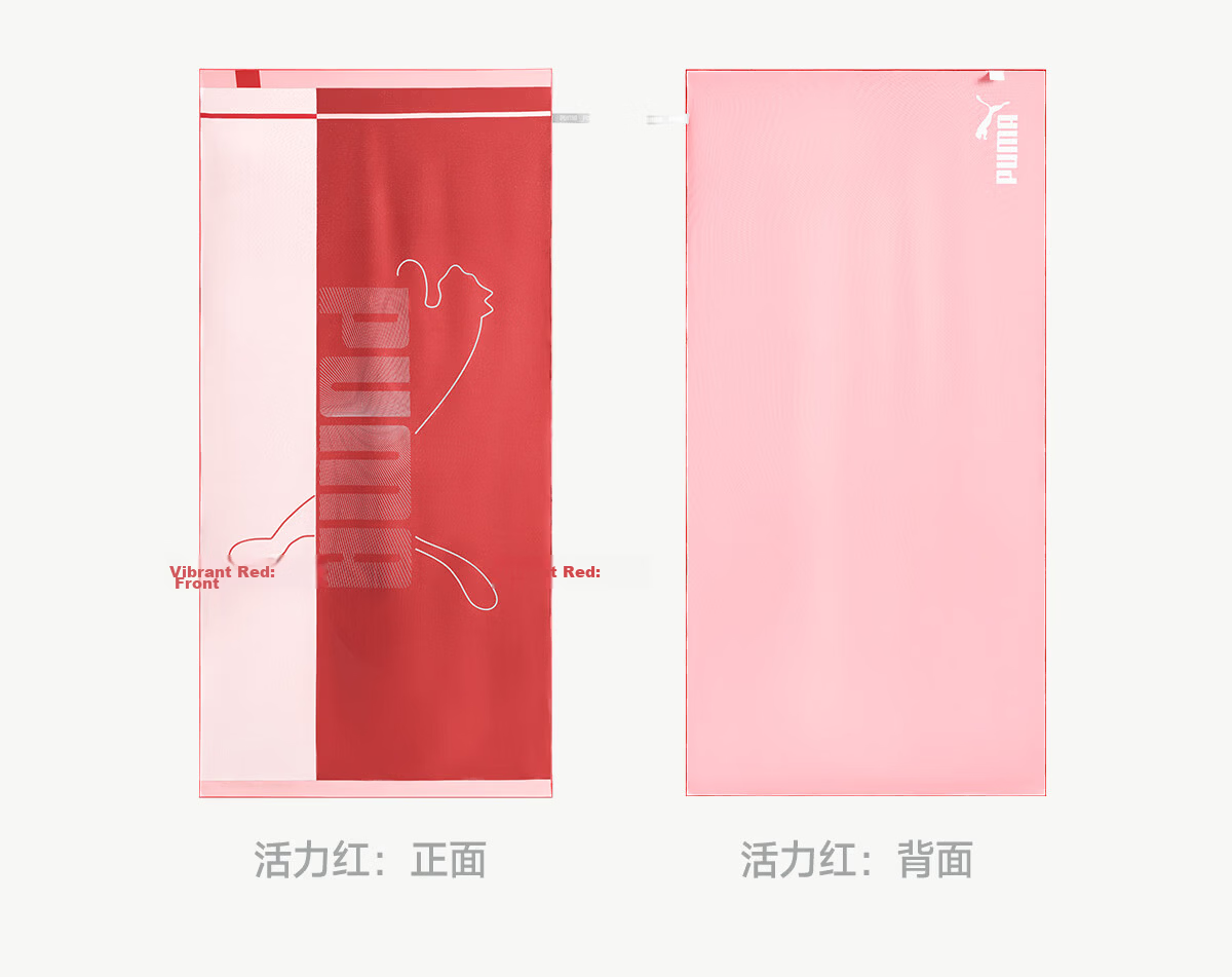 PUMA Adult Sensitive Skin Sports Towel 10A Antibacterial Long-Lasting Dry Home Travel Portable Towel 34