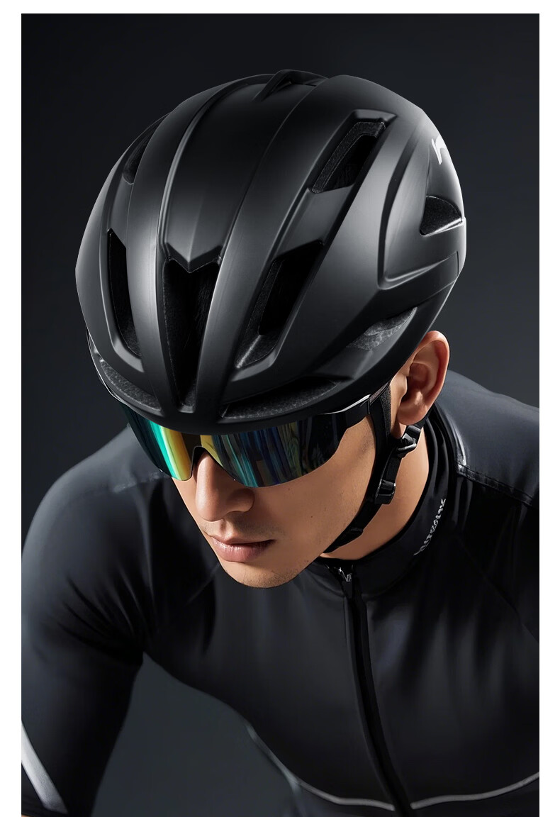 Li-Ning Bicycle Riding Helmet, Anti-Collision Safety Cap, Road Bike Mountain Bike Helmet, Cycling Equipment for Men And Women, Large Head Circumference 15