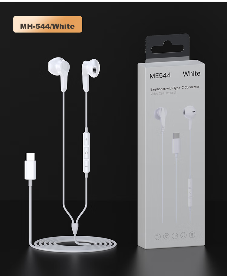 DOOSEYUON Apple IPhone 15 Plus IPad Earphones, Wired IPad Pro 2020 2021 Air4 5 Mini6 Tablet Computer, Type-C Flat Head, PUBG Gaming Voice 13