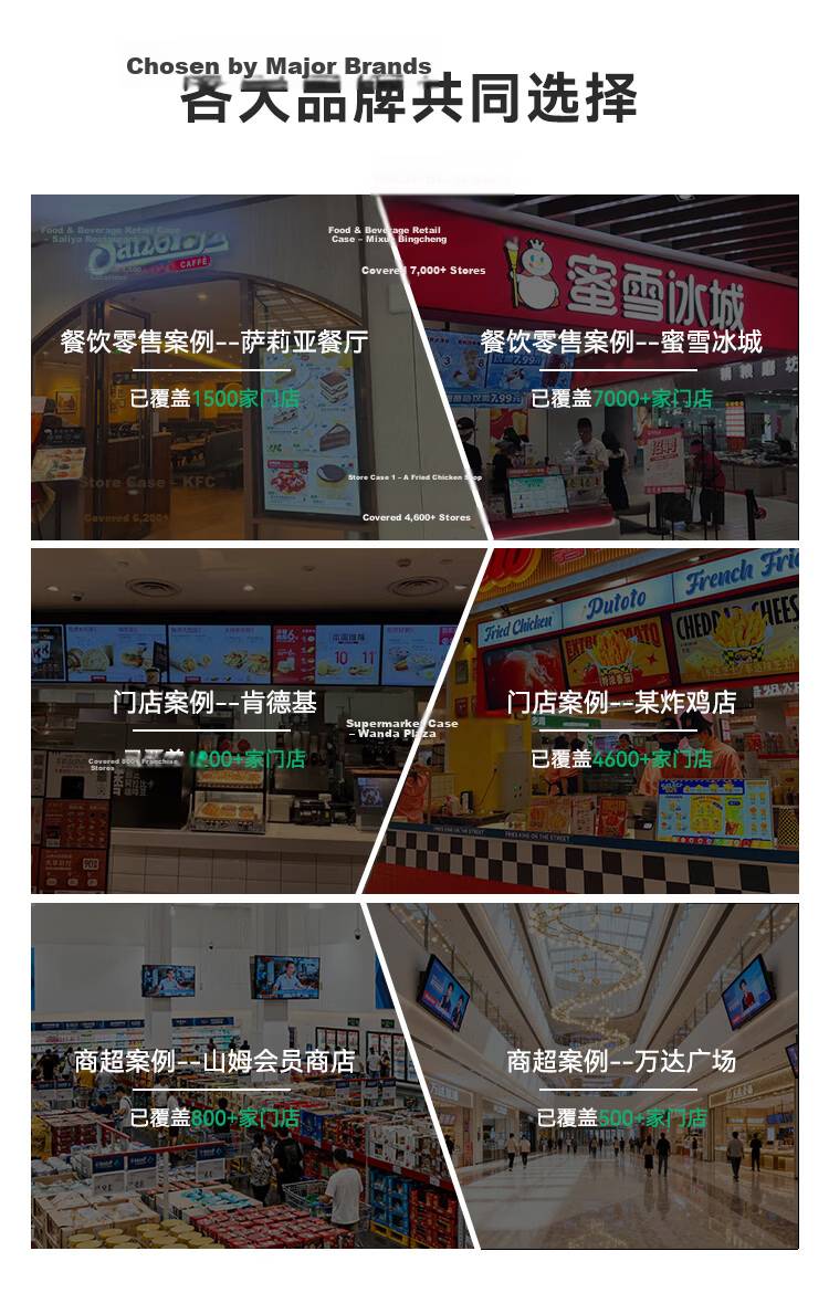 HUSHIDA [Best-Selling Online] 32-Inch Wall-Mounted Advertising Display, Electronic Menu Digital Signage Screen, Information Publishing Screen, Android Non-Touch LY-32 5