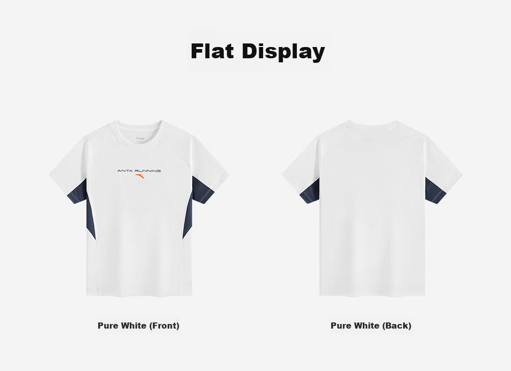 Anta Kids Short Sleeve T-Shirt Toddler Baby Summer 2026 Breathable Cool White Tee 352629104 31