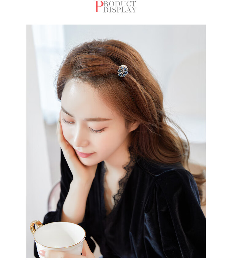 CHIMERA Hair Claw Clip, Bangs Clip, Korean Style Hairpin for Women, Gentle on Hair, Durable, Mid-Autumn Festival Gift 13