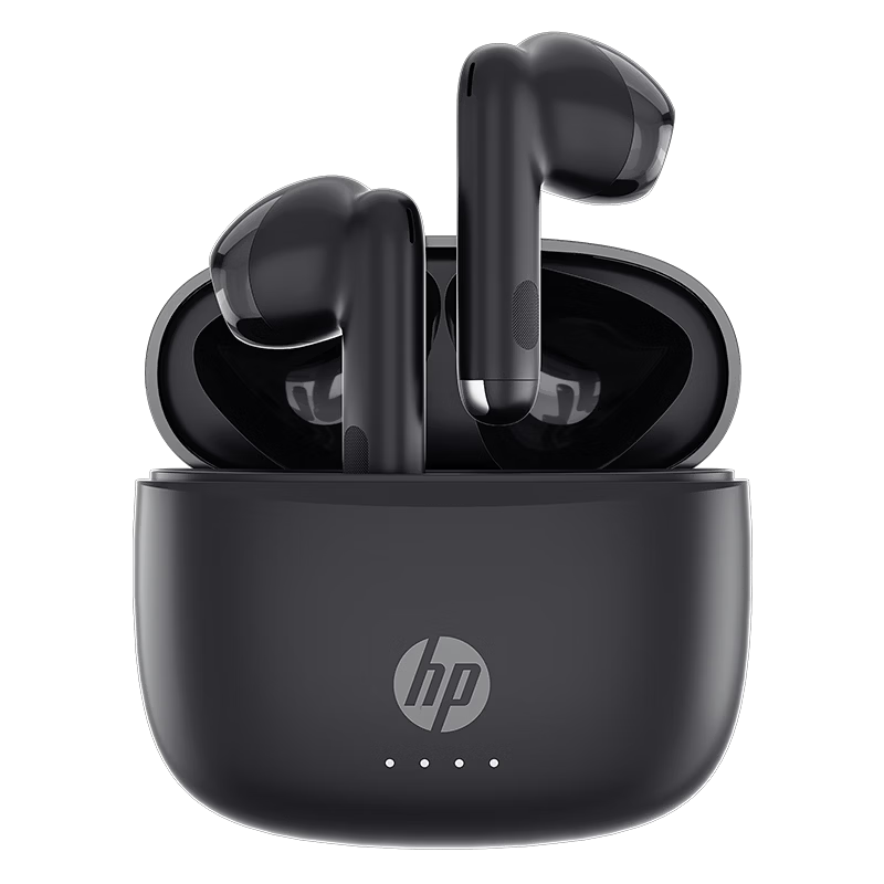 HP 2026 Latest True Wireless Bluetooth Earbuds Long Battery Life Semi-In-Ear Noise Cancelling Wireless Sports Running Music Gaming Compatible with Apple Huawei Xiaomi