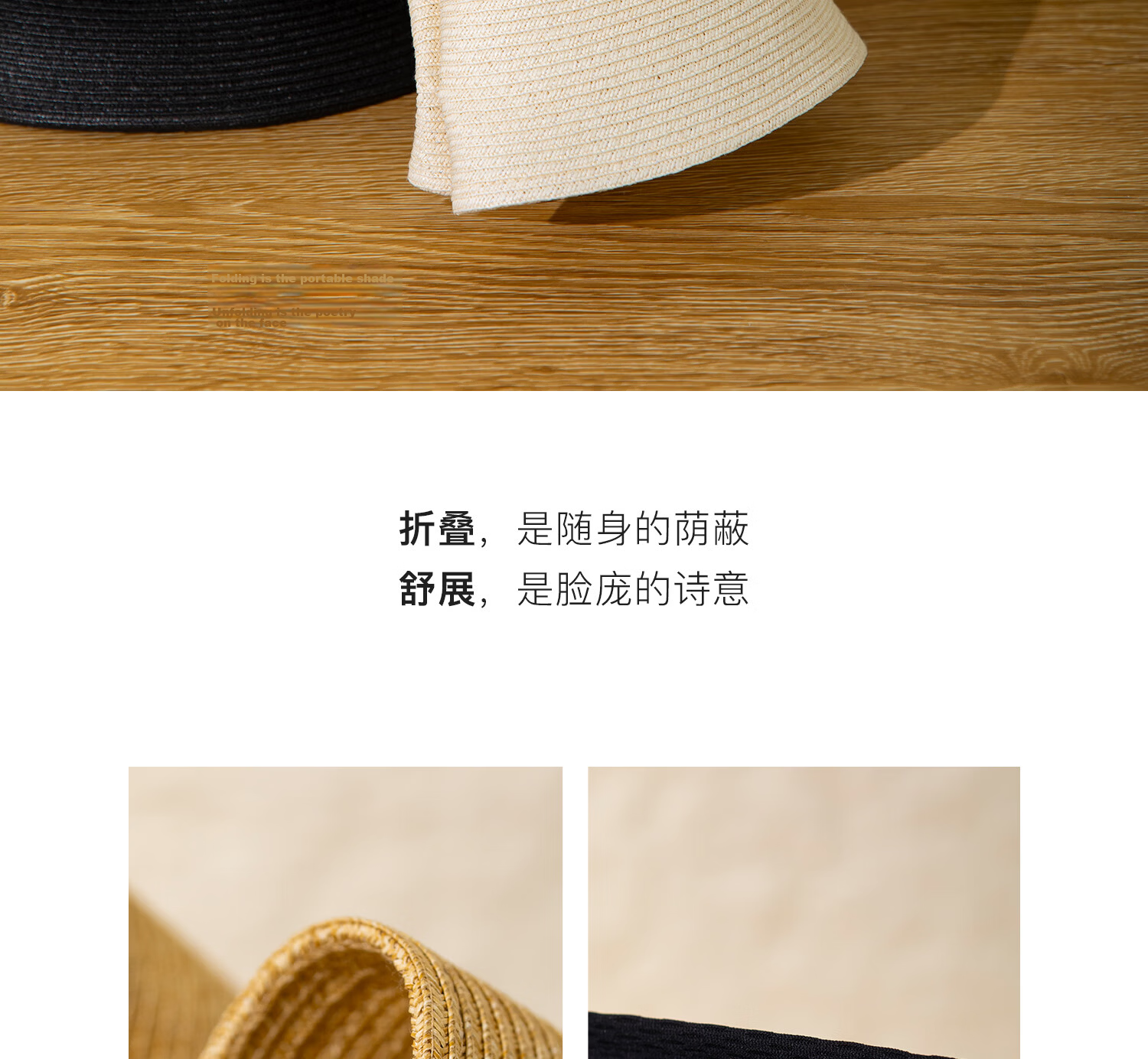 FANCET Women's Summer Straw Hat French Elegant Fisherman Hat Wide Brim UV Protection Beach Vacation Sun Hat 12