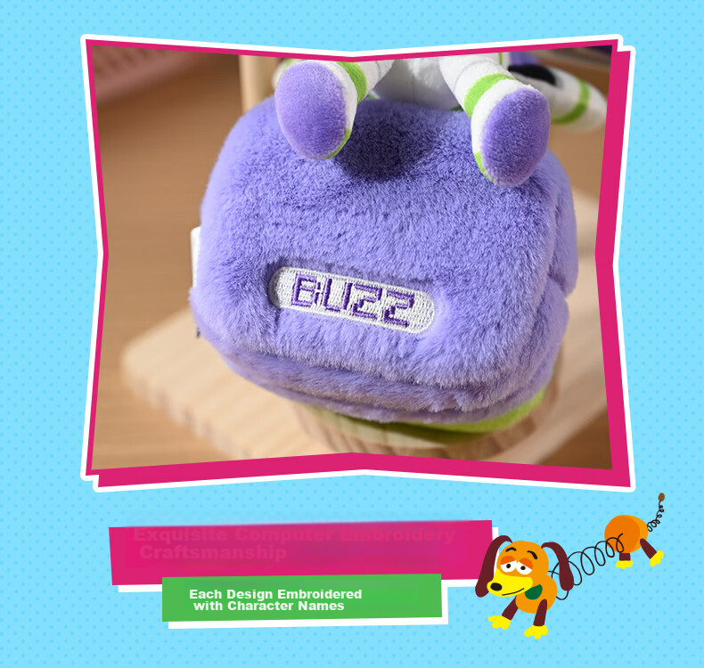 Disney Toy Story 5 Lilypad Tablet Crossbody Plush Doll Bag Gift for Girlfriend Girls Birthday 7