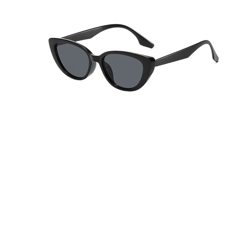 Sheniao Cat Eye Sunglasses [Black Frame], Women's Style, Sun Protection, UV-Resistant, Retro High-End Feel, Internet Celebrity Sunglasses, Father's Style