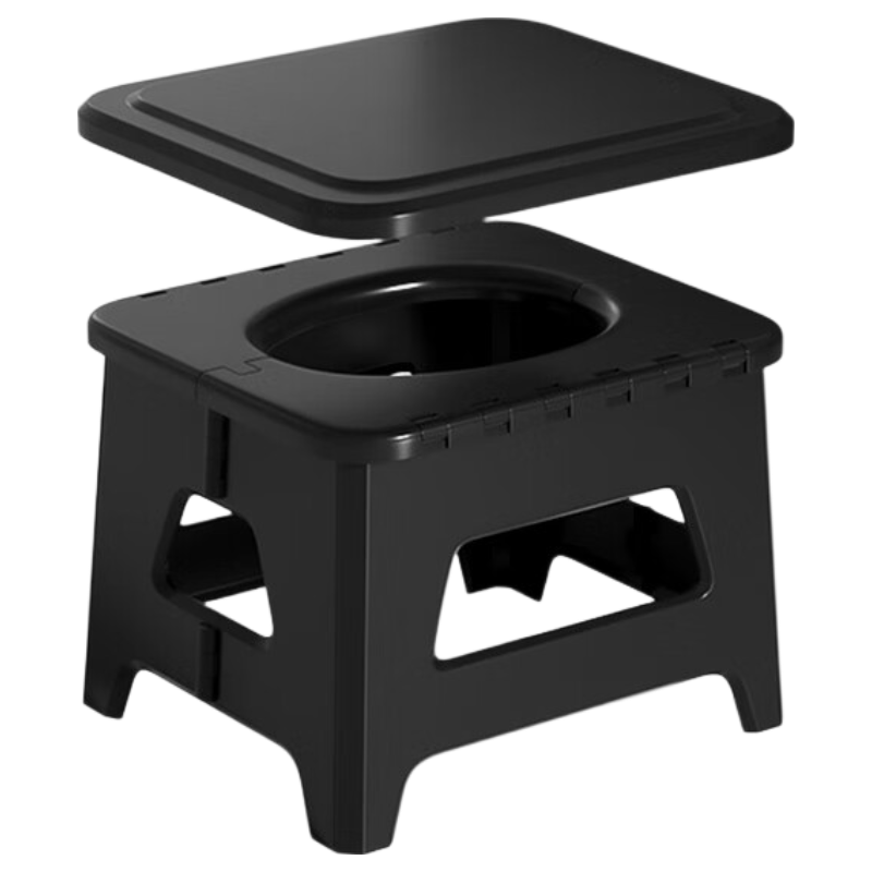 YUECAR Portable Toilet Stool, Foldable Commode Chair, Mobile Toilet Seat for Elderly And Children, Squatting Toilet for Home Use