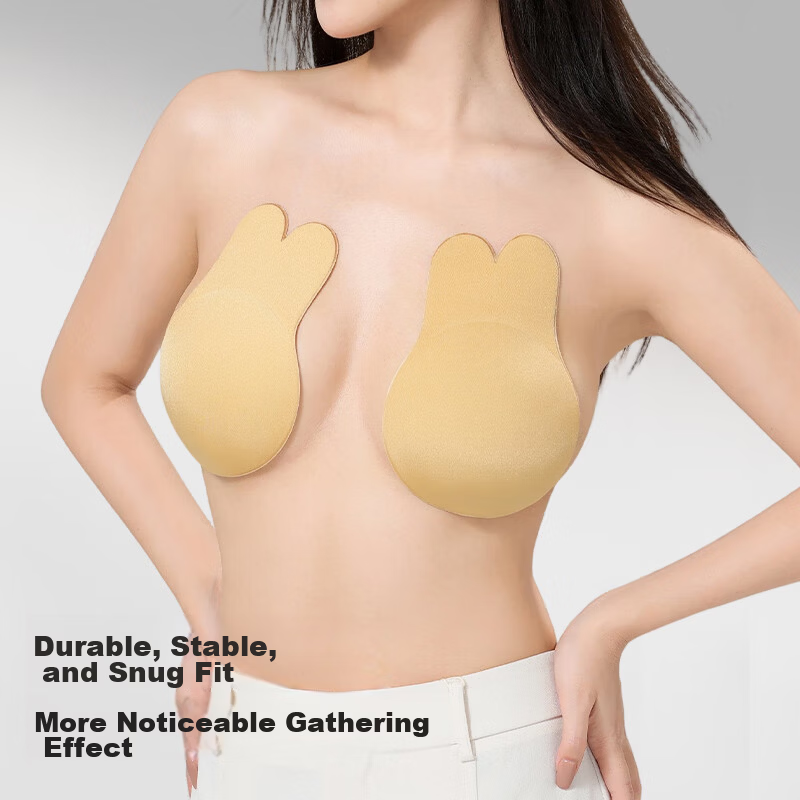 LangSha Invisible Adhesive Bra Pads for Women, Nude Sensation, Anti-Outline, Anti-Exposure, Thickened Push-Up Bra Inserts for Small and Flat Chests 2