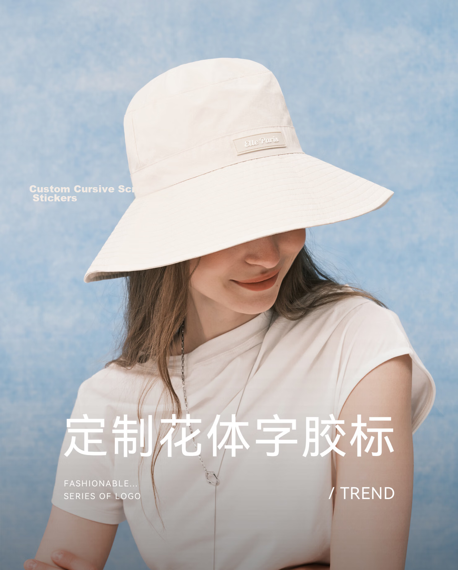ELLE Sunscreen Water-Repellent Bucket Hat for Women Summer Hiking Cycling Sunshade Foldable Gift 11
