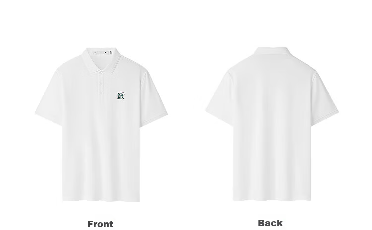 HLA Short-Sleeve Polo Shirt for Men, New Arrival [Fortune Print], Cool-Feeling Short-Sleeve Shirt for Men in Summer 24