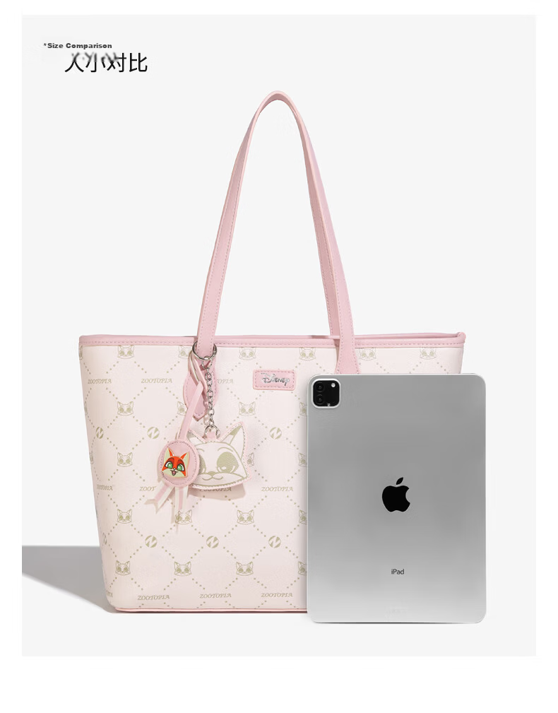 Disney Zootopia Collaboration Luxury Women's Shoulder Bag Large Capacity Tote Birthday Gift for Girls 4