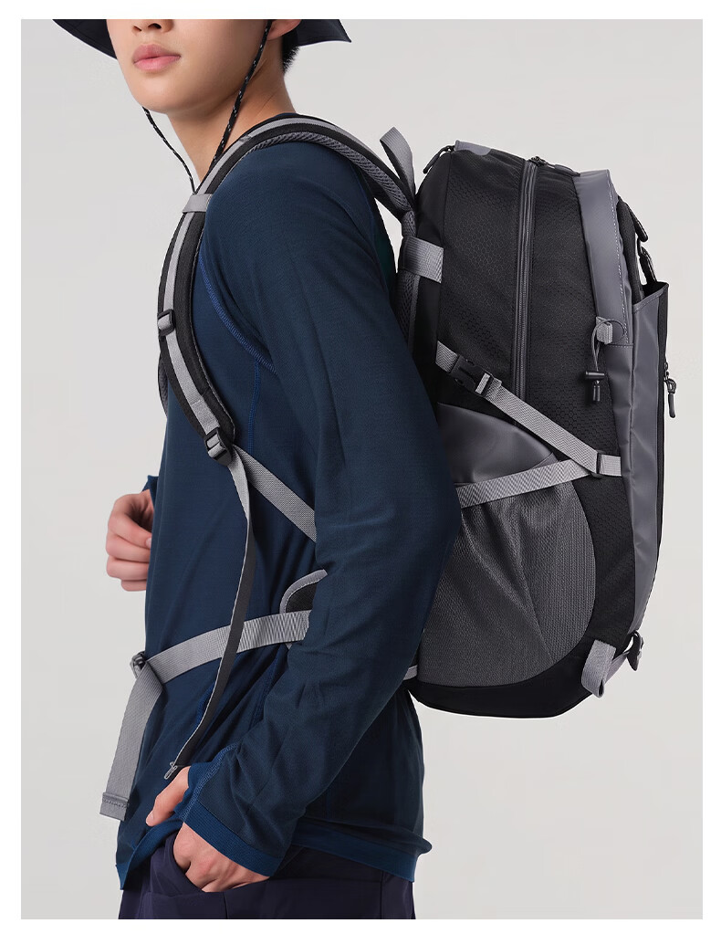 Warrior Outdoor Mountaineering Backpack Men Large Capacity Lightweight Travel Bag Water-Resistant Hiking Climbing Professional Multifunctional Sports Bag 14