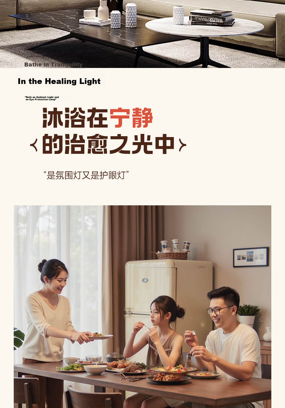 Kuka LED Ceiling Light Italian Style Eye Protection LED Source Living Room Bedroom Lighting 40cm Round [Installation Included] 2