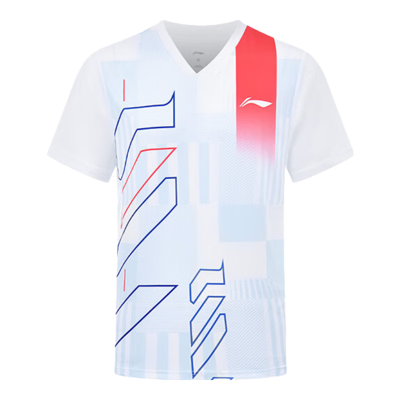Li-Ning Badminton Shirt for Men And Women, Quick-Dry Cool Competition Top Versatile Sports T-Shirt Team Uniform 3XL
