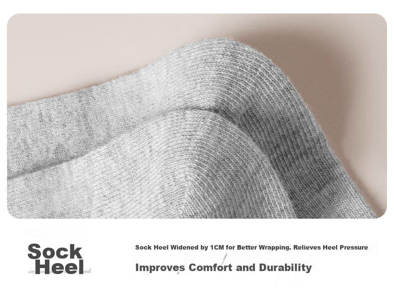 Pierre Cardin Men's Socks 100% Cotton Summer Antibacterial Odor-Resistant Mid-Calf Seamless Business Cotton Socks Gift Box 19