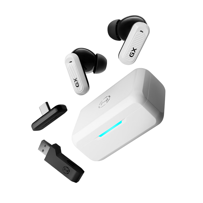 EDIFIER HECATE GX03 Ultra 2026 Latest 2.4G True Wireless TWS Bluetooth In-Ear Noise Cancelling Gaming E-Sports Computer Delta FPS Mecha White