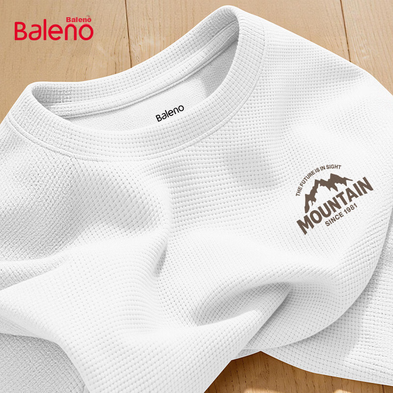 Baleno Men's Short Sleeve T-Shirt Summer New Trendy Simple Breathable Half Sleeve Sports Loose Casual High-Quality Top