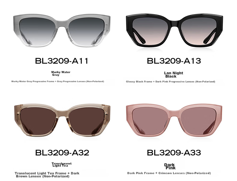 BOLON Bolon Eyewear 26 New Ding Yuxi Cat Eye Trendy Polarized Sunglasses for Women and Men BL3309A13 21