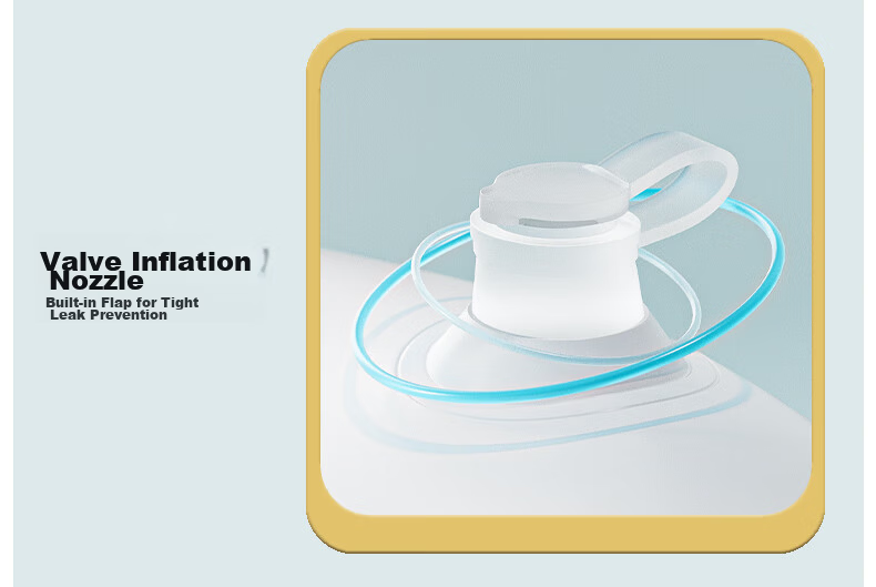 ANTA Inflatable Kids Swim Ring Underarm Float Portable Anti-Tip Thickened Beginner Swimming Aid Blue 11