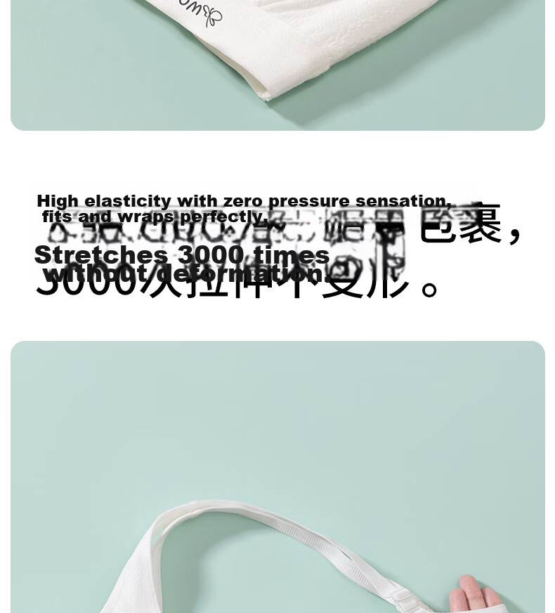 Meishianxuan Teen Girls Underwear Development Period 15-18 Years Old Pure Cotton Thin Strap Shockproof Fixed Cup Youth Bra for Middle and High School Students 15