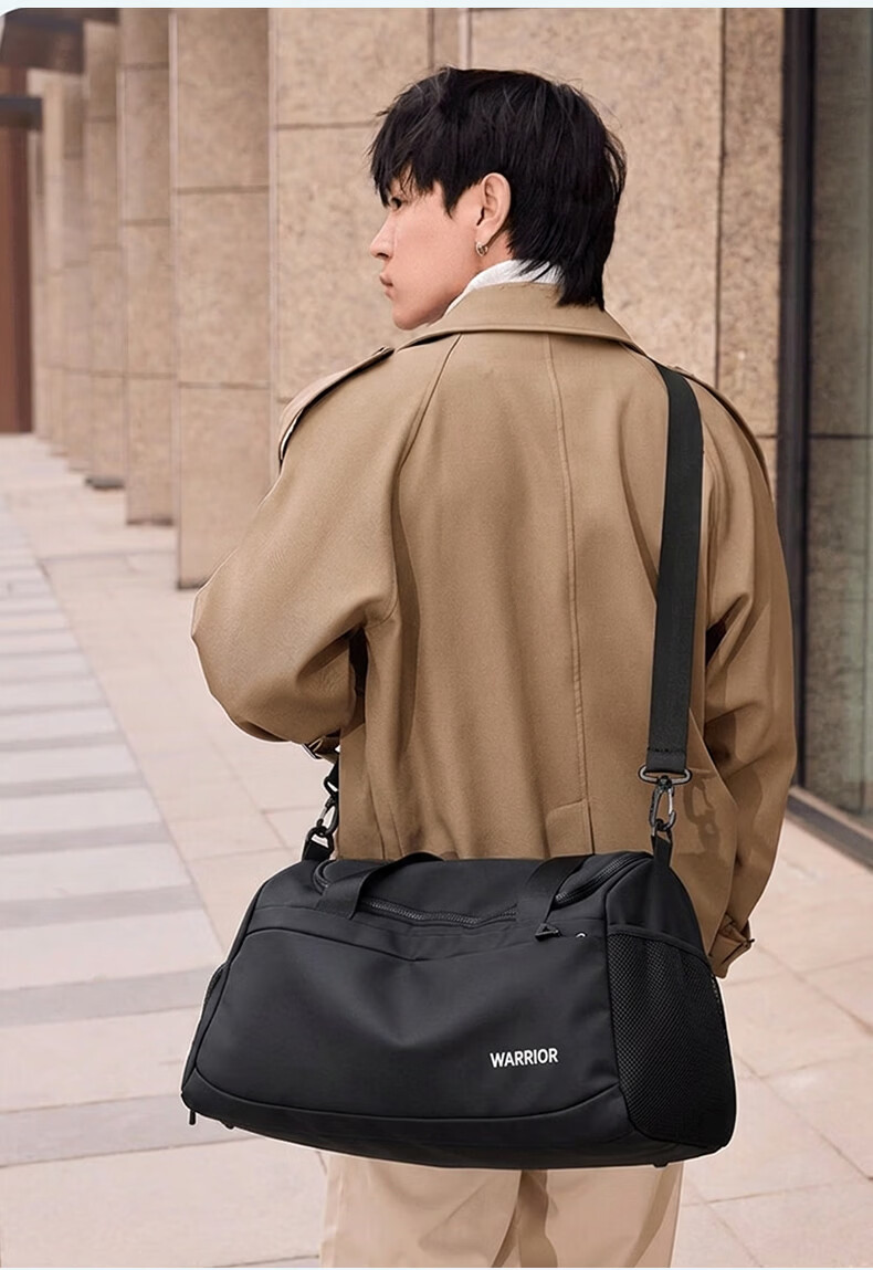 Warrior Travel Bag Unisex Handheld Sports Gym Bag Large Capacity Lightweight Short Trip Storage Crossbody Luggage Swimming Bag 13