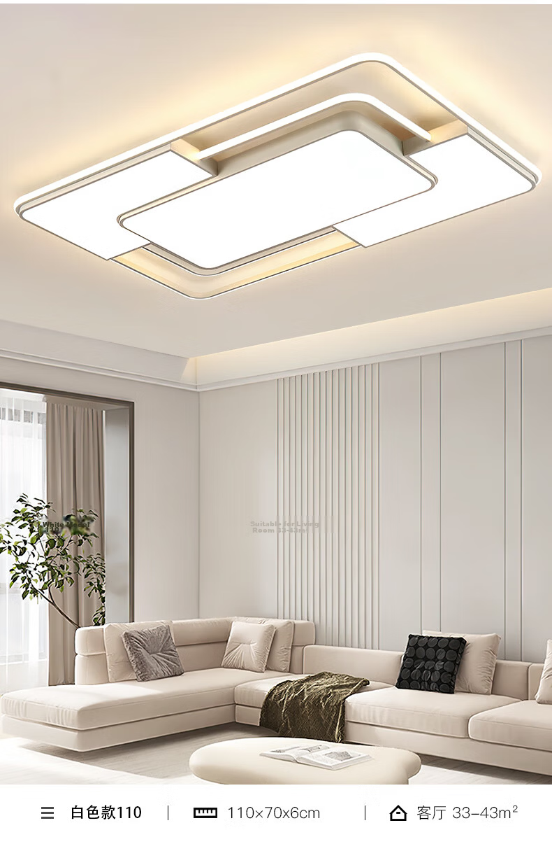 ARROW LED Ceiling Light for Living Room, Bedroom, Dining Room, Nordic Style Lighting Set H 12