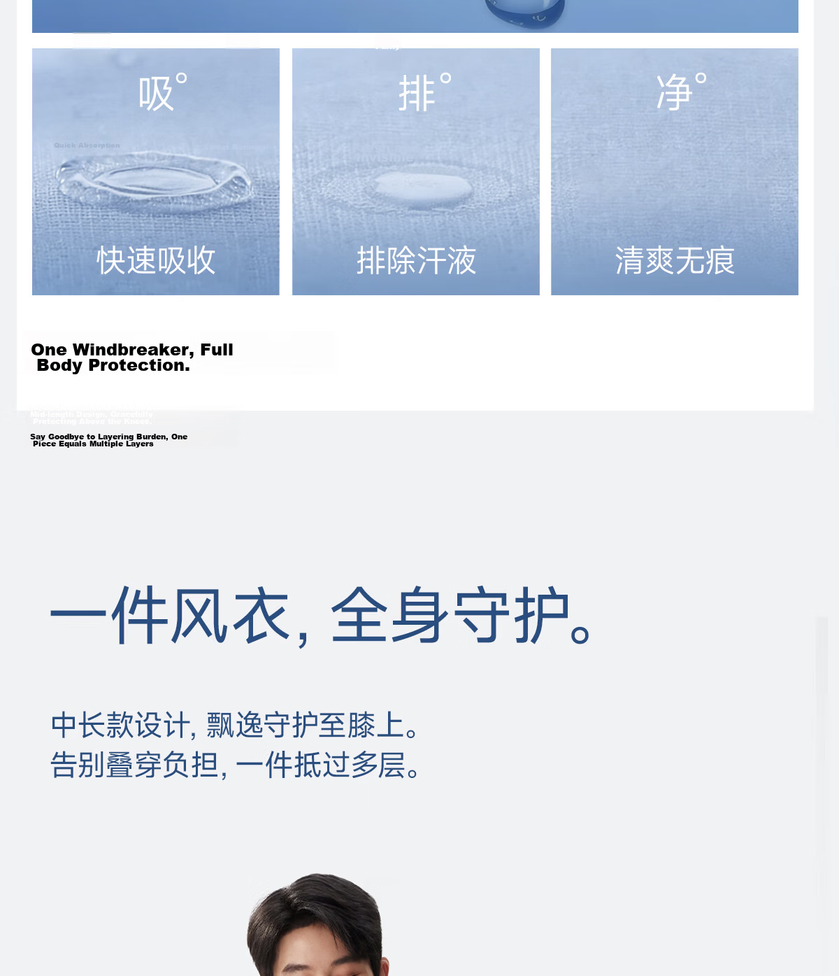 Moxun [Zhao Lusi Same Style] Dad Tested Sunscreen Jacket for Women Lightweight Mid-Length UV Protection Summer New Model 23
