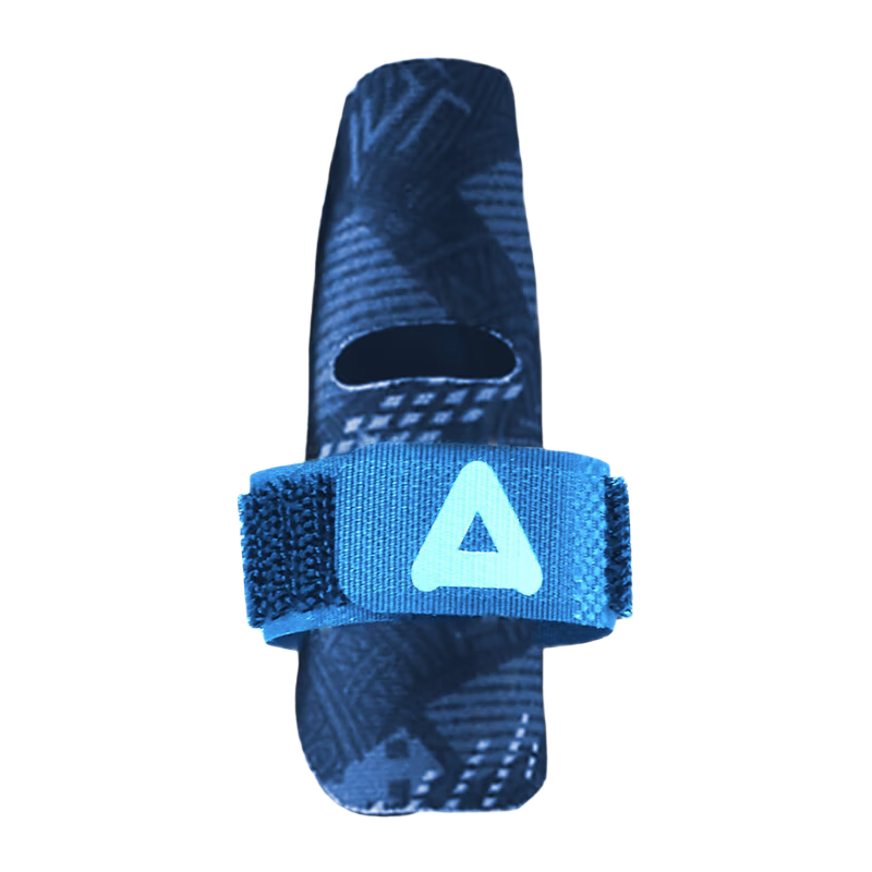 AQ Finger Immobilization Protective Sleeve for Sports, Basketball, Volleyball, Protective Gear, Basket Color Totem, Compression Version, Single Pack B30924S/M